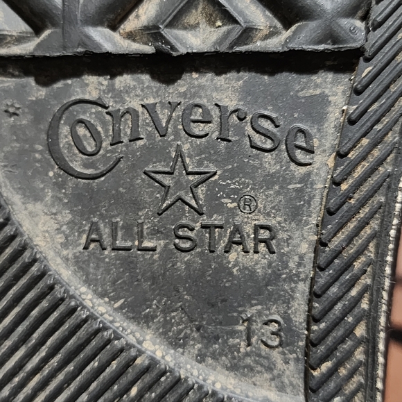 Converse All-Star All Black High-Top Sneakers - Picture 7 of 7